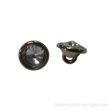Pearl Shank Button, Alloy Nickel Raw Material, Perfect in Natural Color, Nickel and Lead-free